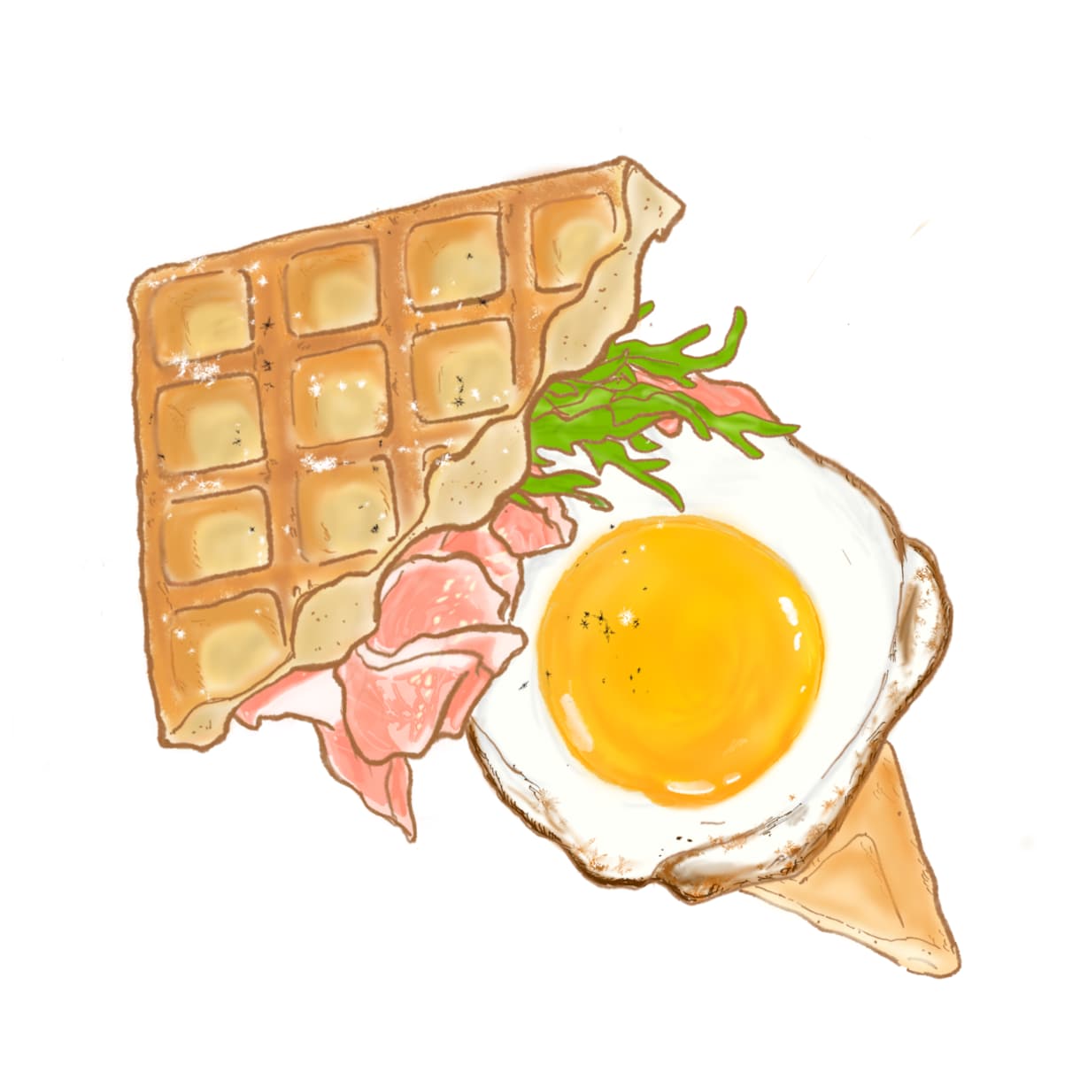 お料理のイラスト描きます メニューの挿絵、AIにはできないものを描きます！ イメージ1