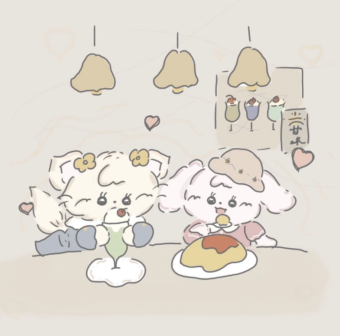 2枚3500円 破格の値段で提供します こんなイラスト欲しかった！可愛いくてゆるいイラスト描きます イメージ6