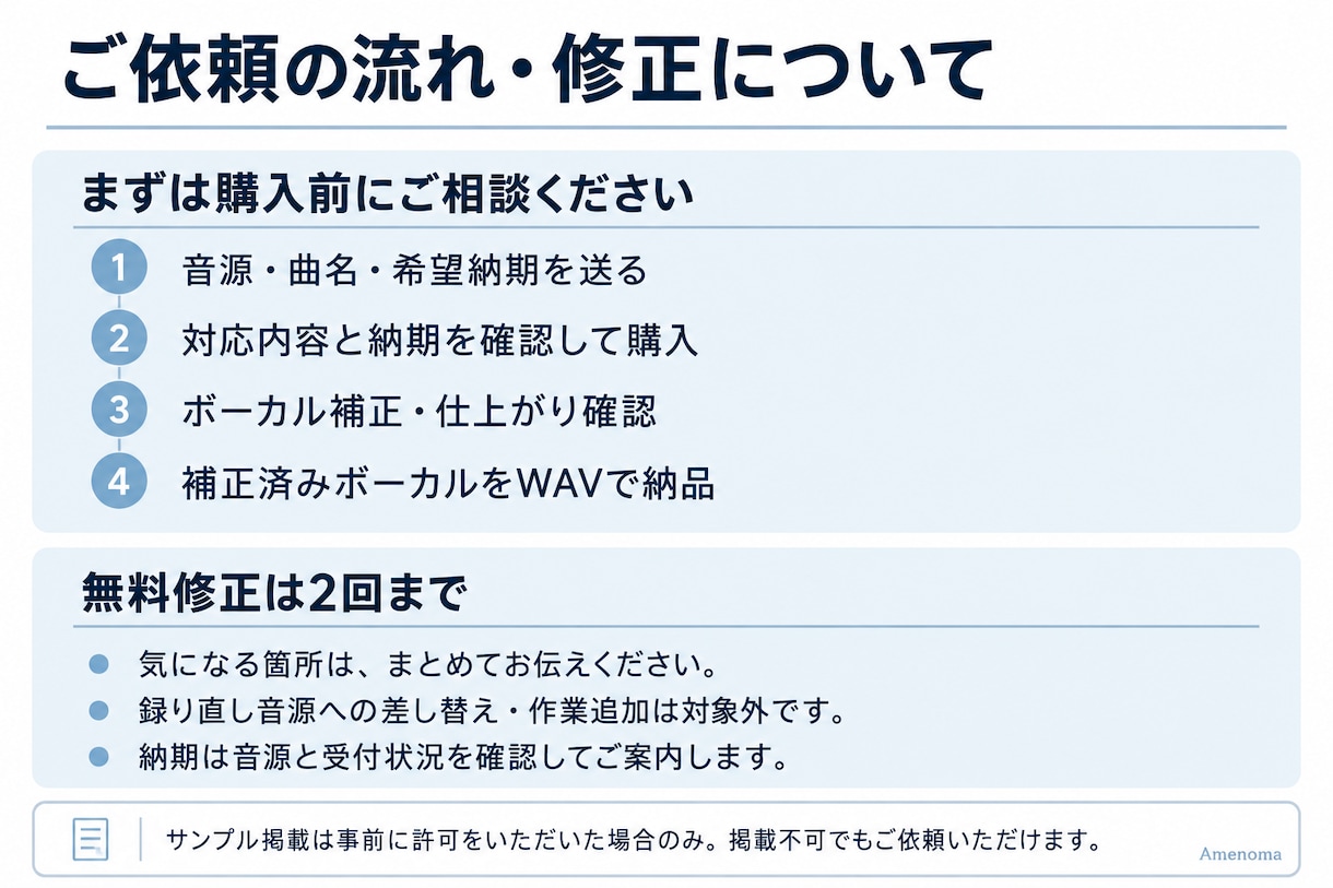 歌ってみたの音程を自然にピッチ補正しますます ワンコーラス対応｜歌ってみた初心者さんも歓迎！ イメージ4