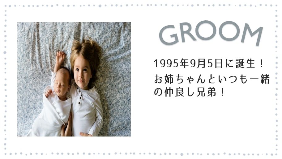 マウス操作で簡単！結婚式プロフィール動画作れます @メッセージ以外キーボードを使いません_Powerpoint イメージ2