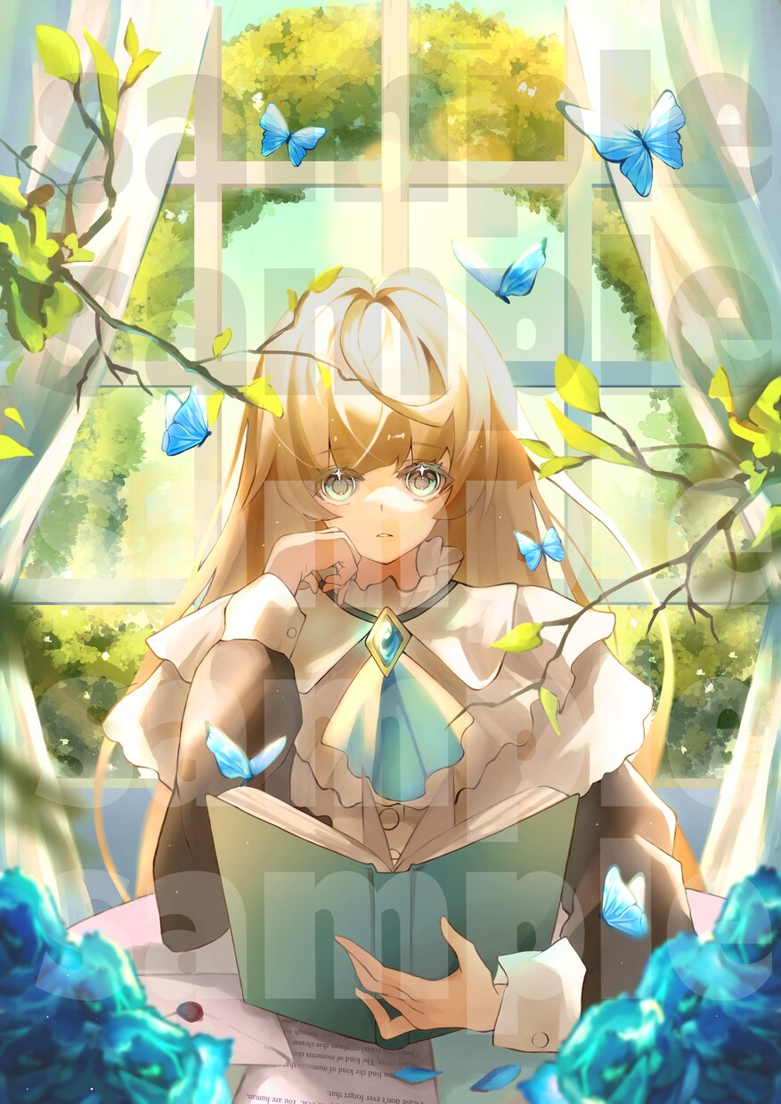 目を引く可愛らしい貴方だけのイラスト描きます 世界観を活かした1枚絵.mvイラスト.アイコンなど.ᐟ イメージ1