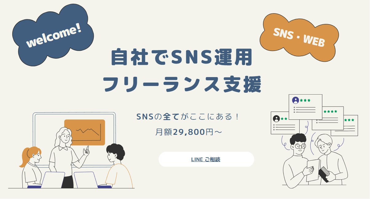 365日いつでもSNSコーチングをします 定額制で365日、企画や経営コンサルも含めご相談頂けます イメージ2