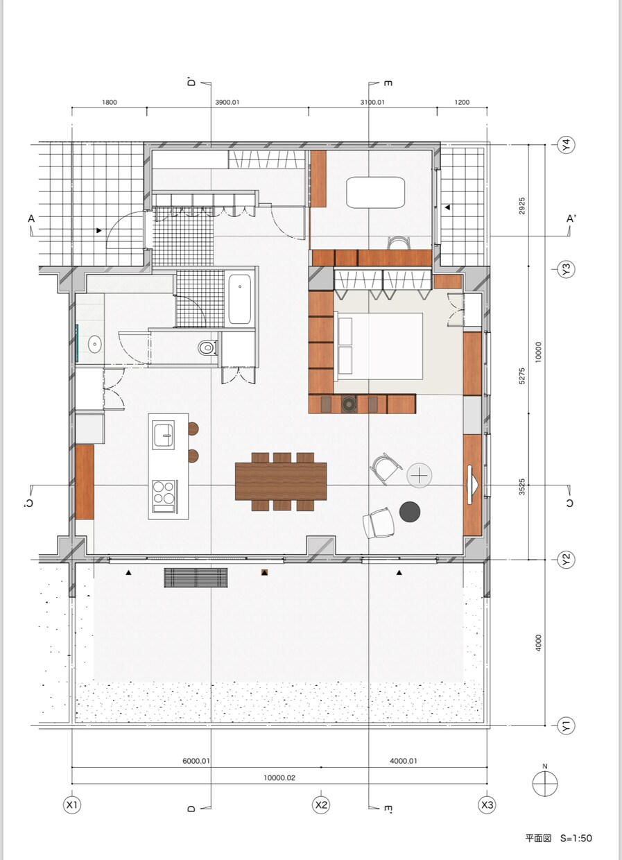平面図・展開図・イメージパース作成いたします ご希望に合わせて柔軟に対応いたします! イメージ1