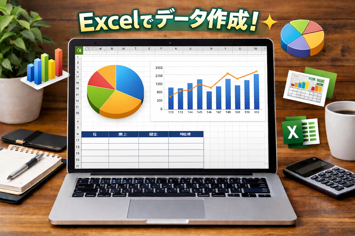 Excelの資料を作成、ブラッシュアップします 見やすく、伝わりやすく仕上げます。 イメージ1