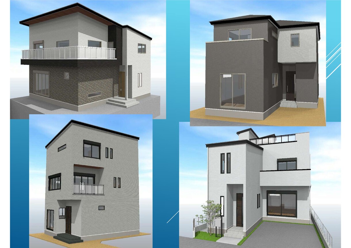 現役の建築士が最適なプランを提案します 外観イメージパース付き　無料修正3回可能！ イメージ1