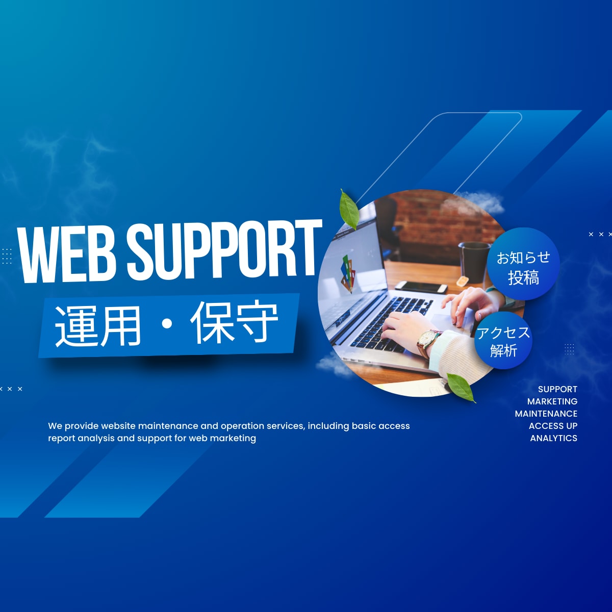 Webサイトの保守運用をご支援します ココナラで作成したサイトの追加カスタマイズ、サイト運営支援 イメージ1