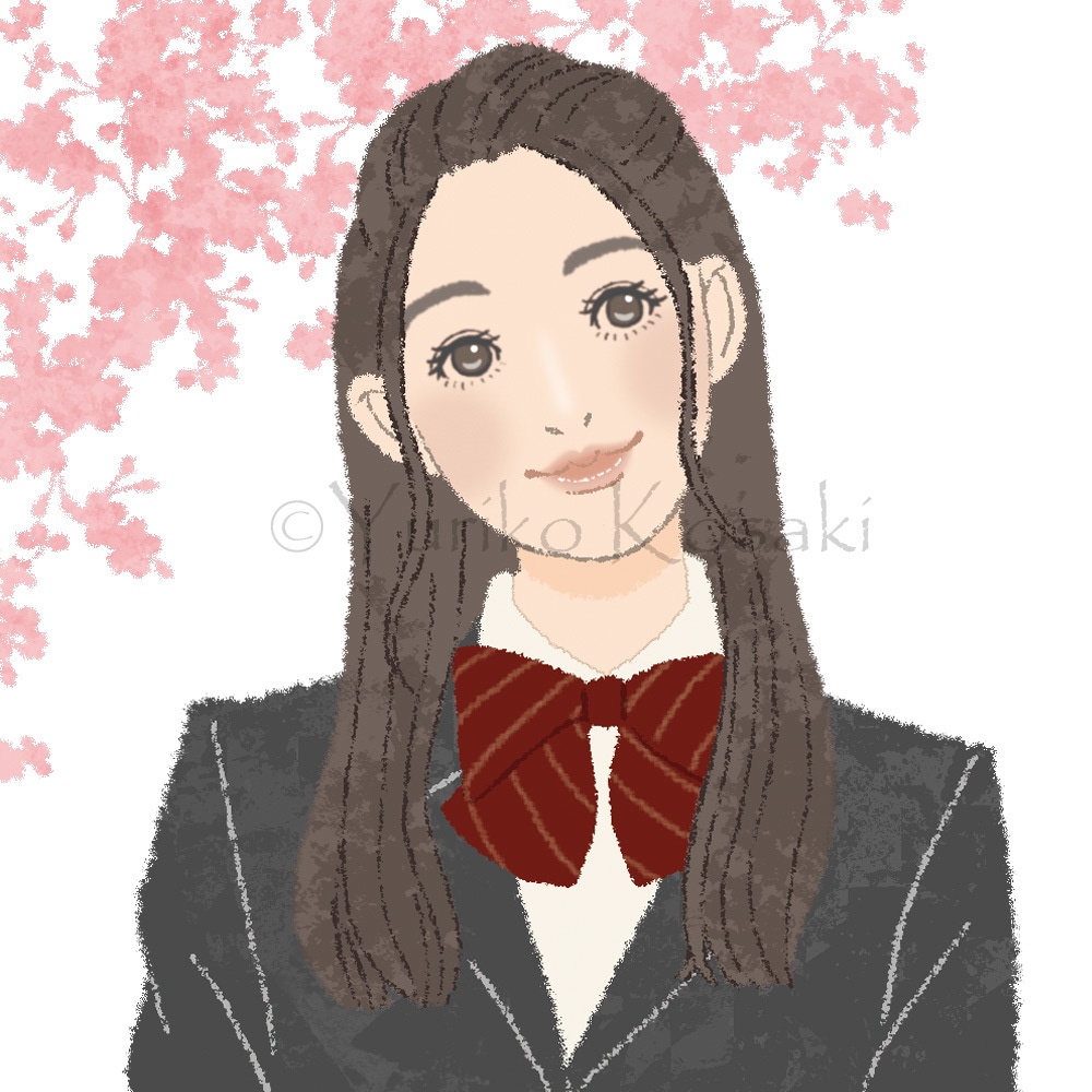 マット感のあるお洒落イラストを描きます ドライブラシタッチの大人可愛い女性アイコンを求めている方へ イメージ5