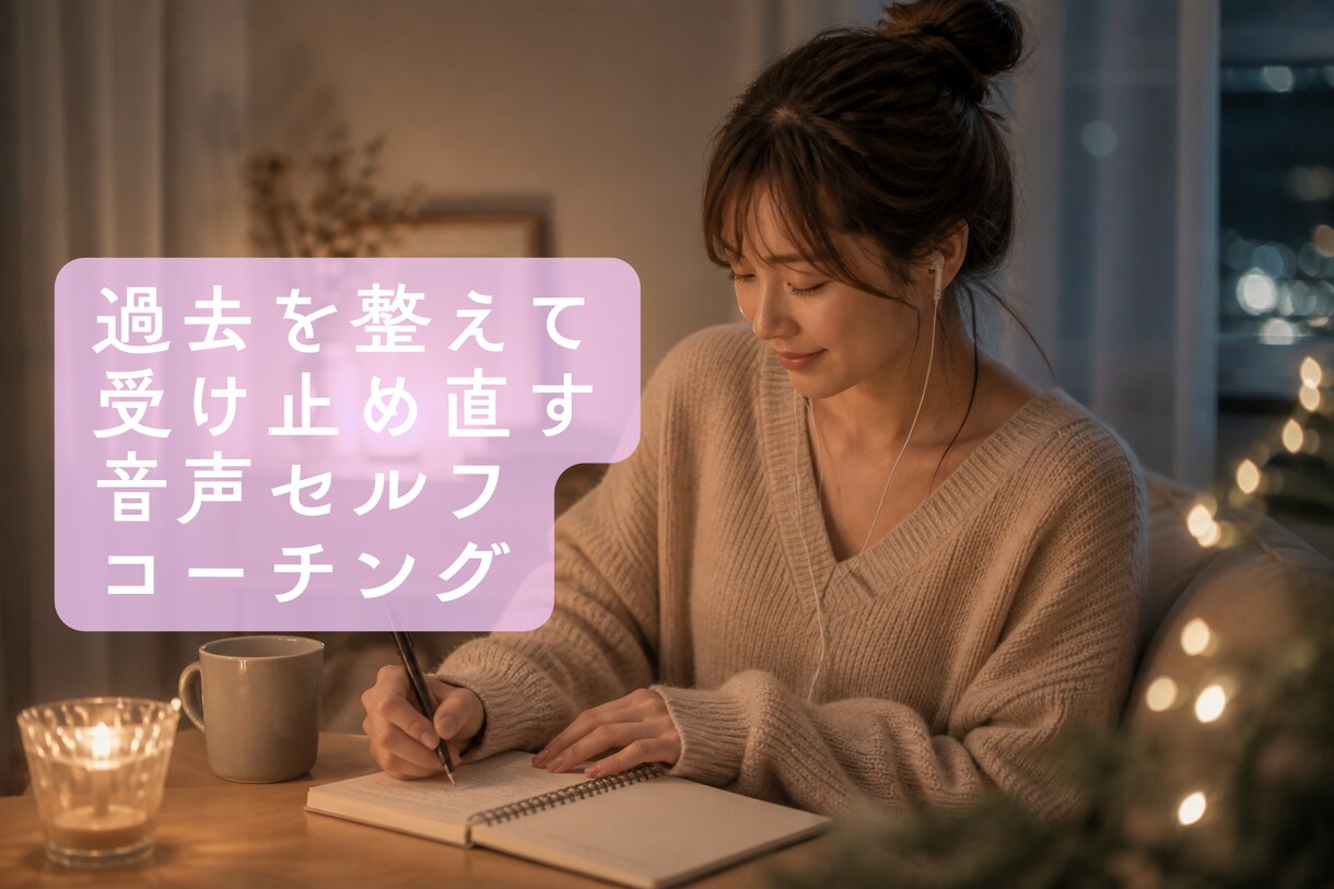 セルフコーチング音声で過去の心の傷を整理します ずっと抱えてきた苦しさをやさしくほどいていく時間です イメージ1