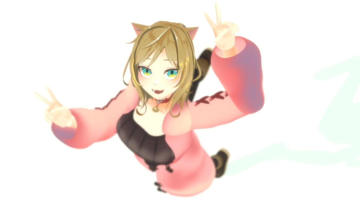 Vtuber向けの3DCGモデルを作ります 可愛いキャラクターを全身動かしてみたい方へ イメージ2