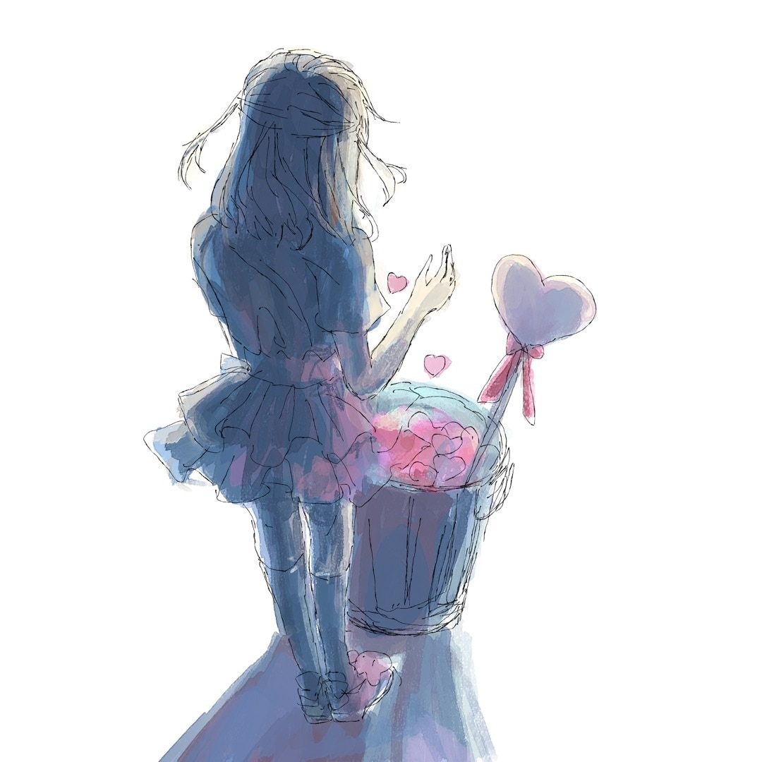 一枚絵描きます 可愛い女の子、装飾の多い服装が得意です。 イメージ4