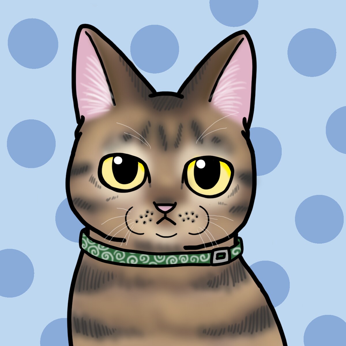 ペットのデフォルメ似顔絵描きます ゆるくて似てる、可愛いイラストに〇 イメージ1