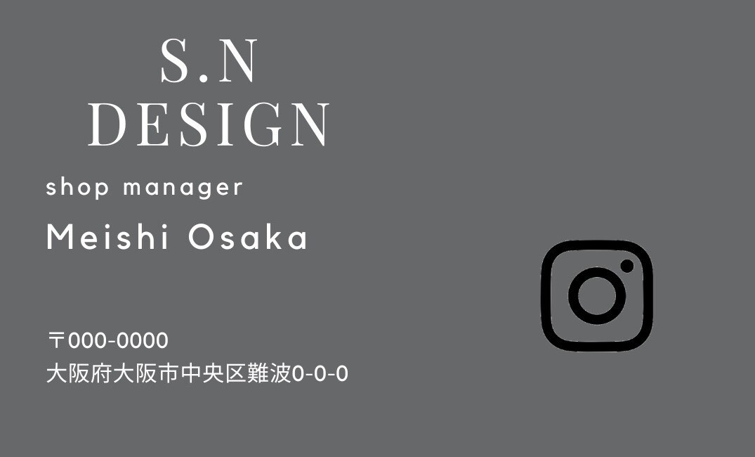 オリジナル名刺/ショップカードお作りします 顔写真、QRコード対応できます イメージ3