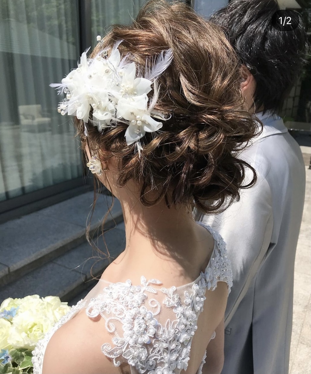 お顔タイプからウェディングヘアをご提案します 絶対後悔しないウェディングヘアを一緒にみつけます！！ イメージ9
