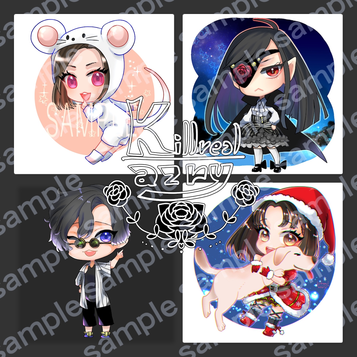 オリジナルミニマムイラスト描きます ペット等も可！アクキーやグッズの相談も受付てます！ イメージ7