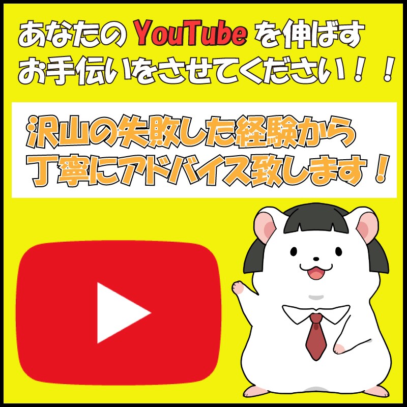 YouTubeチャンネルの戦略や相談にのります 登録者3.1万人超えYouTuberが丁寧にアドバイスします イメージ1