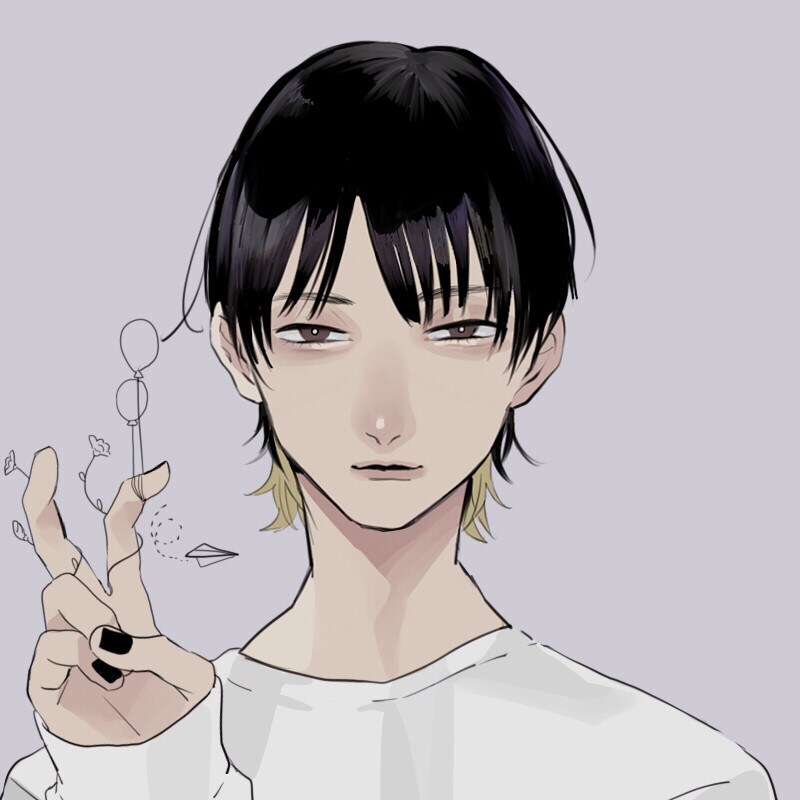 絵柄の幅広くSNS用のアイコン描きます 可愛いから病み系まで幅広く描けます。 イメージ1