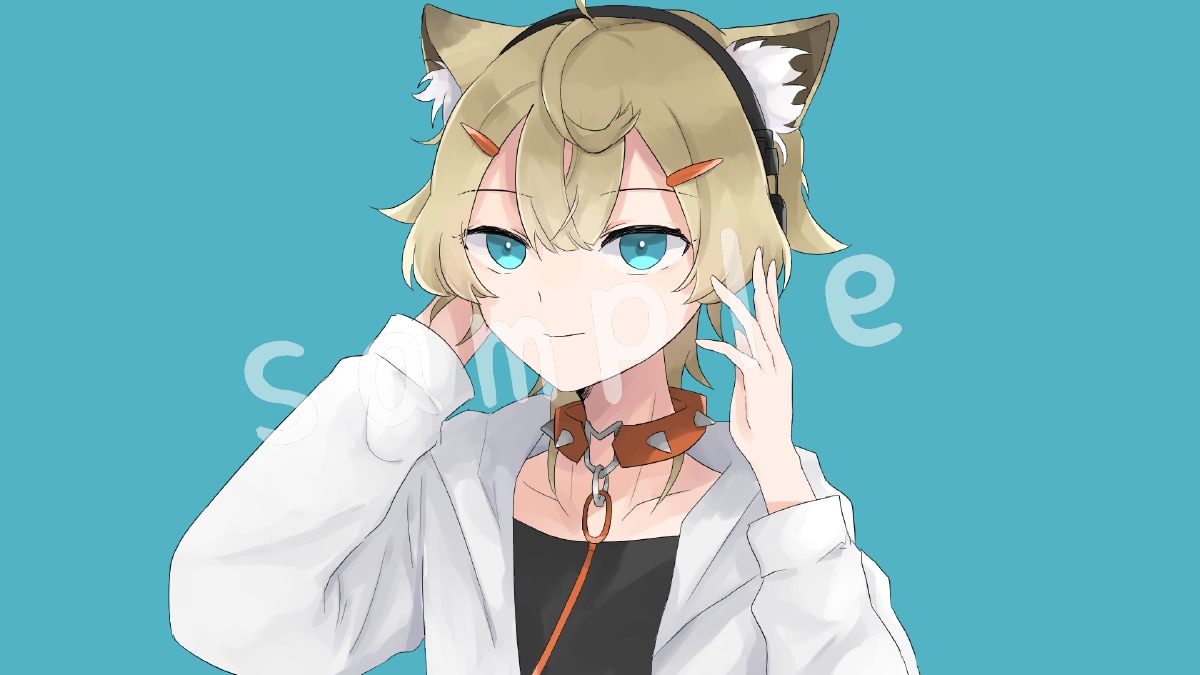 歌ってみたやオリジナル曲のサムネイル描きます 可愛い絵柄で描きます。ボカロがメインです。 イメージ4