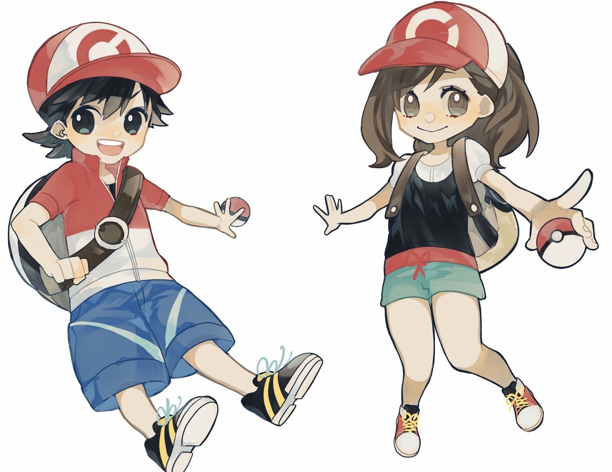 かわいいミニキャラ、デフォルメキャラ描きます 厚塗りっぽい感じのミニキャラ描きます イメージ1