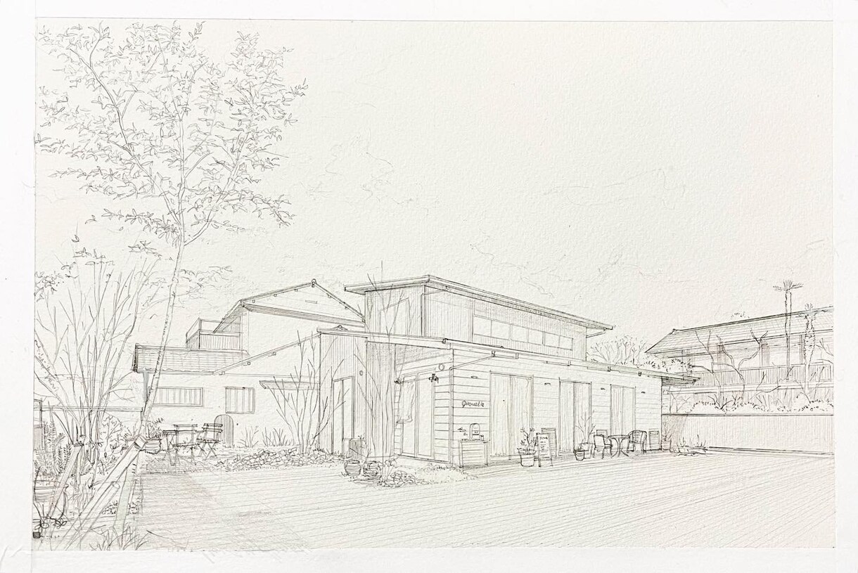 建築、外観手描き･CGパース描きます 様々な画風でお客様にあった風景を描きます！ イメージ8