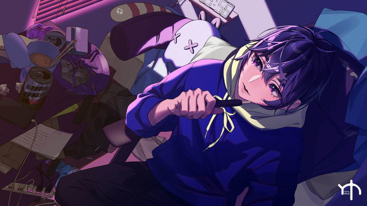 手書きのループアニメーション作ります MV、アイキャッチ、待機画面等、用途に合わせ制作をいたします イメージ1