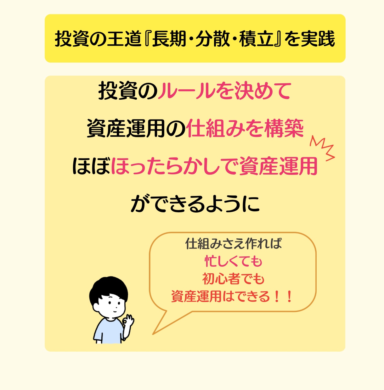 あなた専用の資産運用を家計管理から提案します お金が増える仕組みを作りを1ヶ月間サポート イメージ5