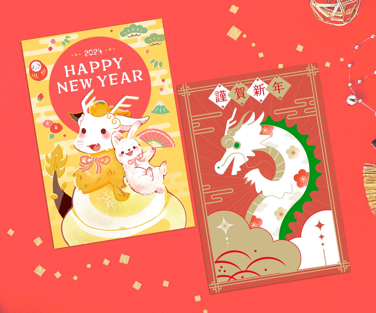 年賀状・クリスマス等イベントごとのデザインします 【2名様限定】特別価格にてデザインをご提供！ イメージ2