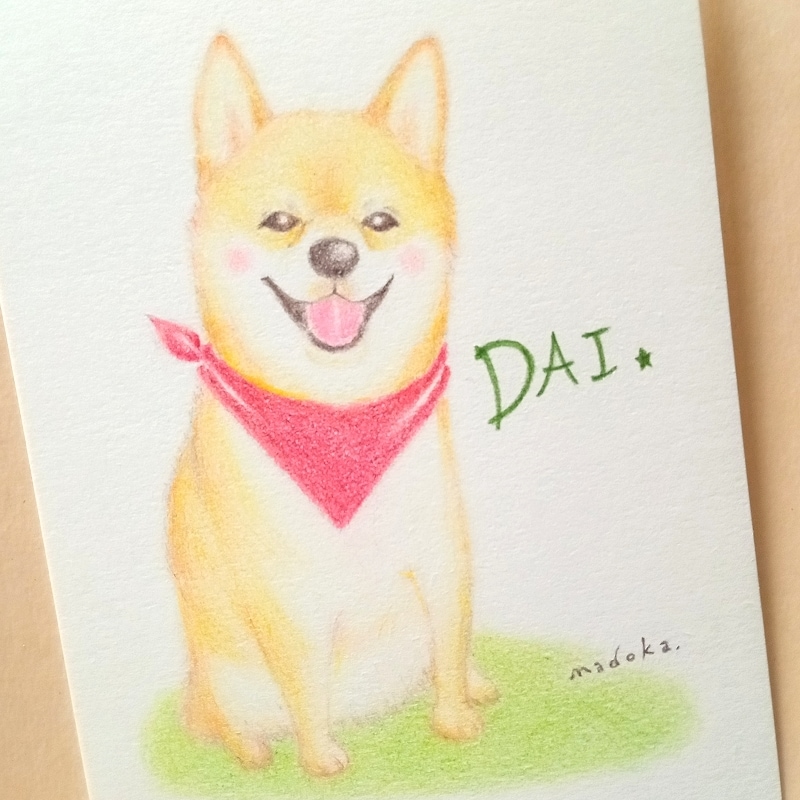 手描きでほんわか優しいペットイラスト描きます 温かみある優しい色鉛筆画。似顔絵、名入れ、思い出、プレゼント イメージ4