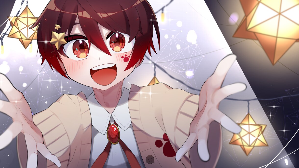 キラキラ✨目を惹き付けるアニメ風イラスト描きます SNS等で活動するクリエイターさん向け✨格安で対応します イメージ7