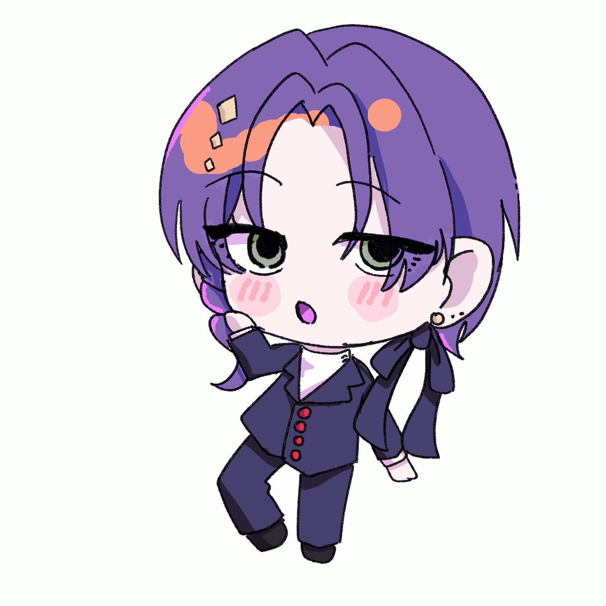 もちもちした全身SDイラスト描きます 商用利用OK！グッズやアイコンにも！ イメージ1