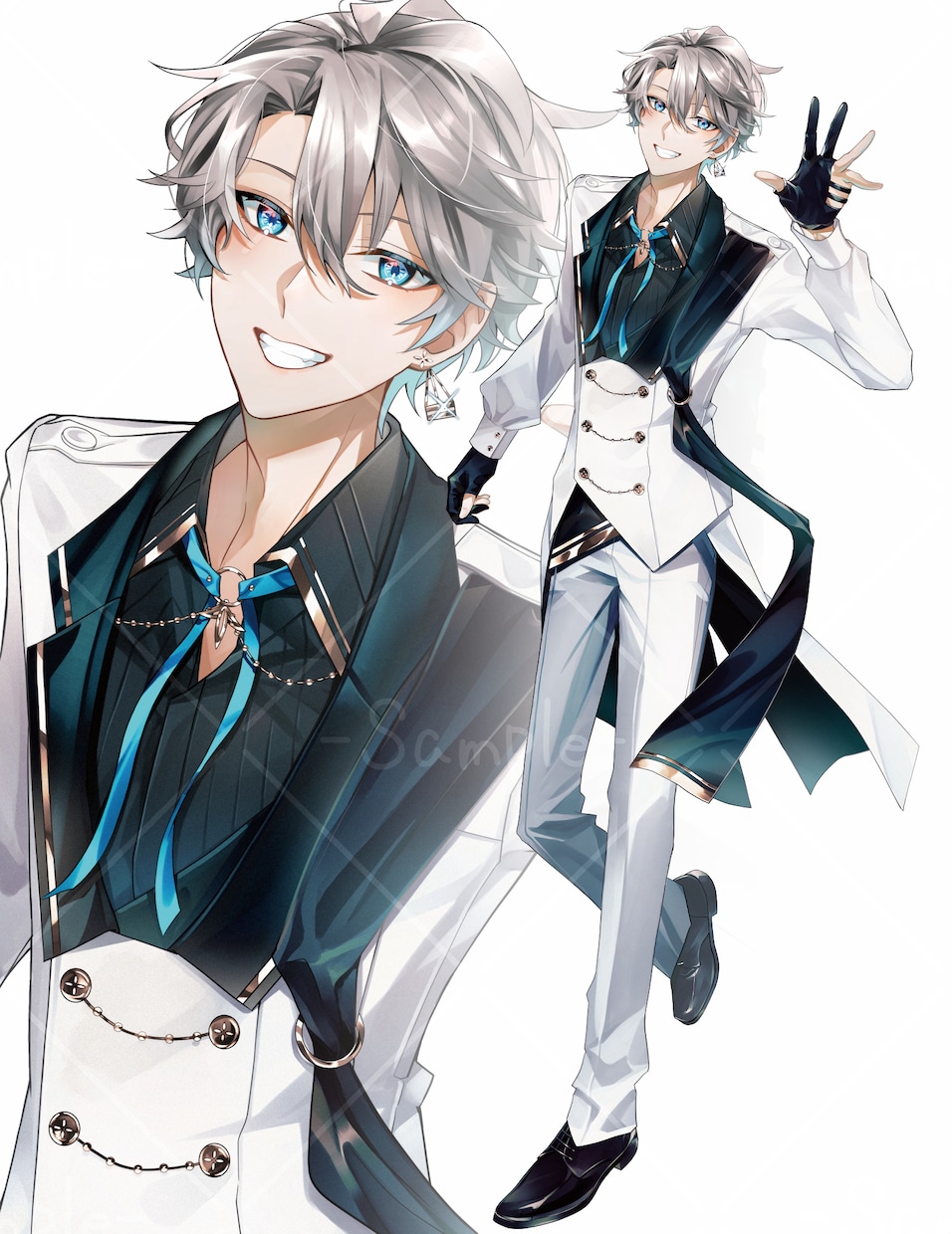 Vtuber、IRIAM用など立ち絵制作いたします 男女問わず目を惹くイラストの制作を心がけております！ イメージ3