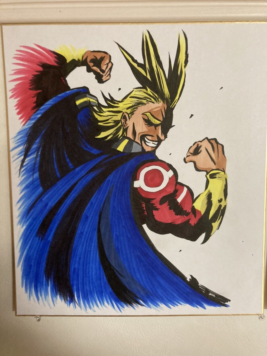 色紙にご希望のキャラクターを描きます コピックで色紙に鮮やかに仕上げます。 イメージ2