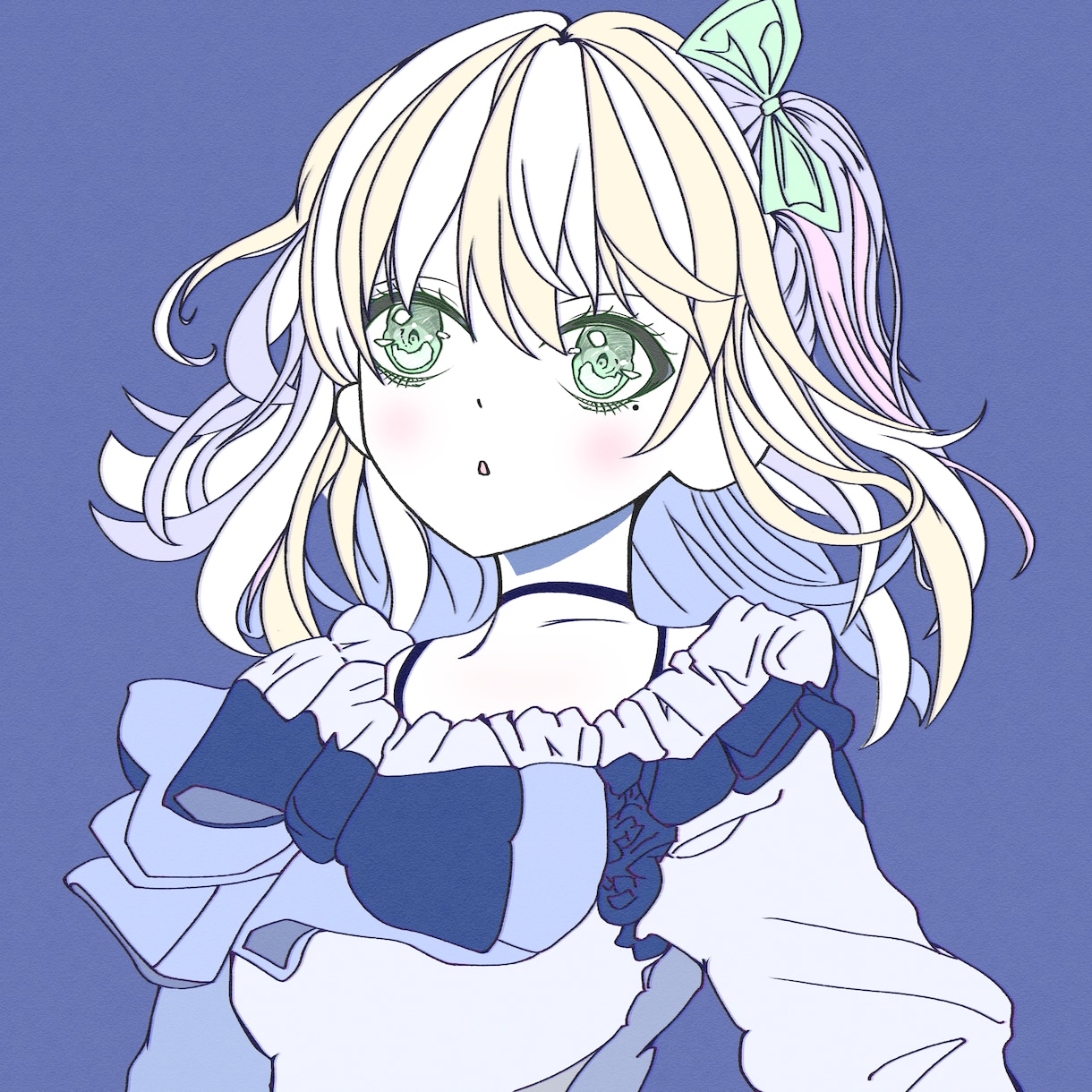お目が可愛いアイコン制作致します 可愛い女の子イラスト制作します！ イメージ2