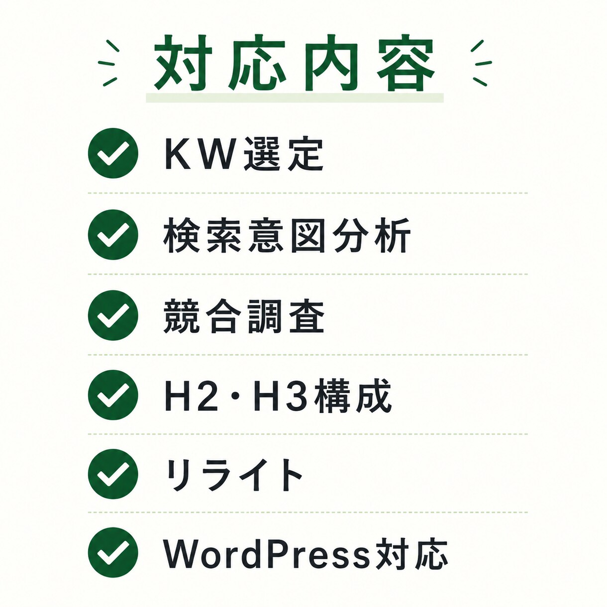 検索意図を分析したSEO記事構成を作成します 競合調査をもとに読まれる記事構成をご提案します イメージ2