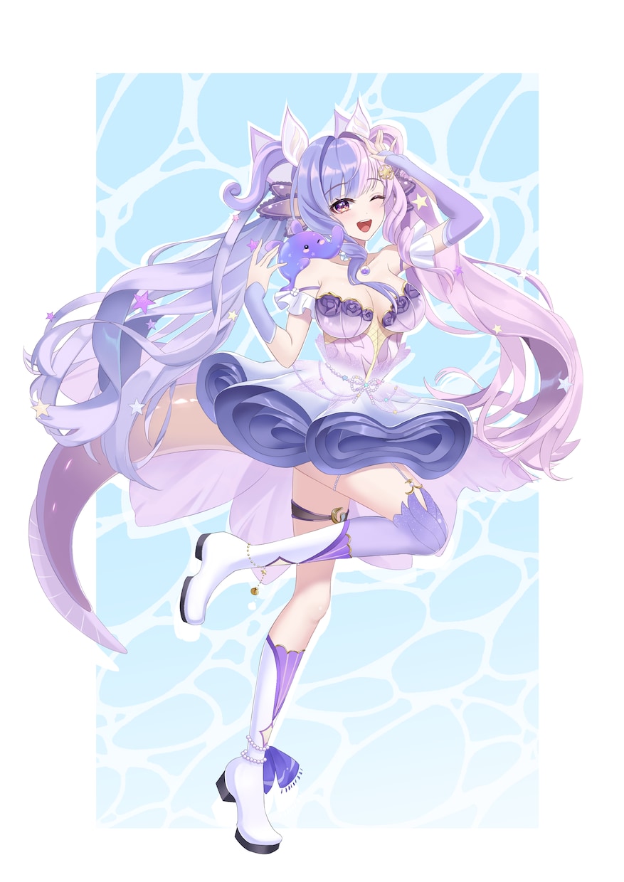 ご希望に沿ったイラストを制作致します 様々な用途に対応します！配信、MV、歌ってみたなどetc イメージ5