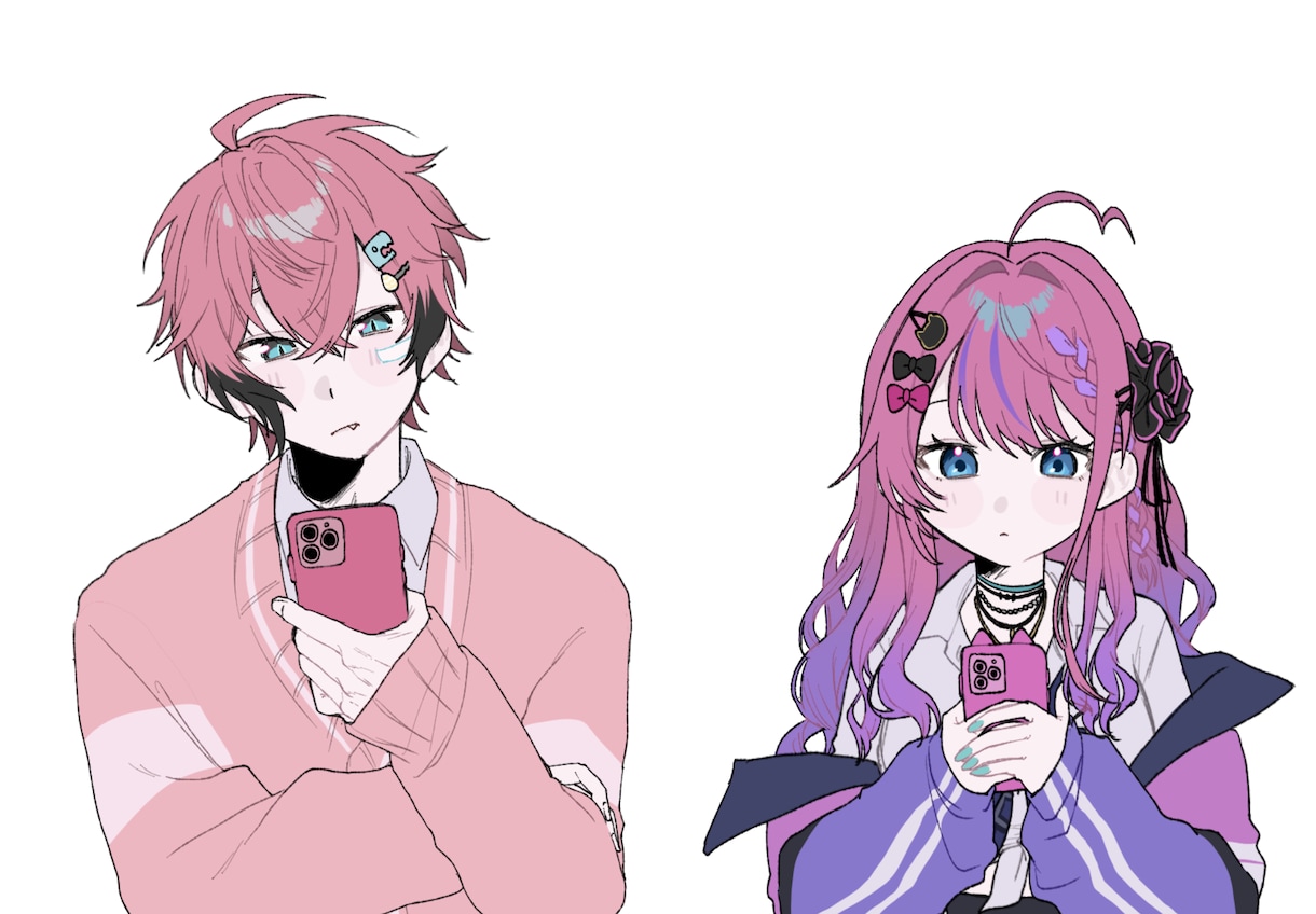 アイコン、1枚絵、ニーズに合わせて描けます 眩しいから仄暗いまで描けます！かわいいもかっこいいもお任せを イメージ8