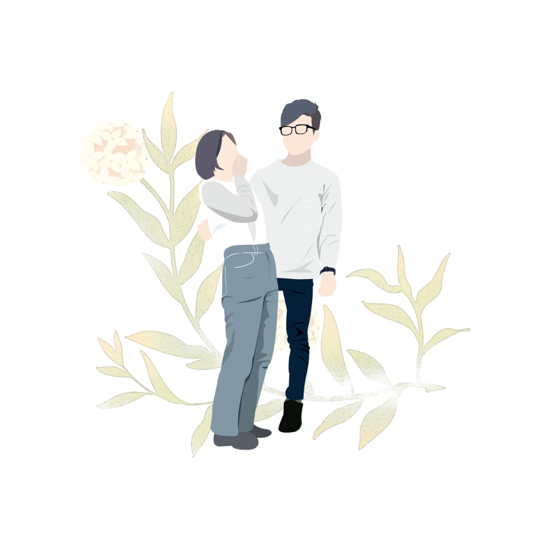 思い出の写真をイラストにします SNSアイコンに、大切な記念日に、特別な人へのプレゼントに！ イメージ3