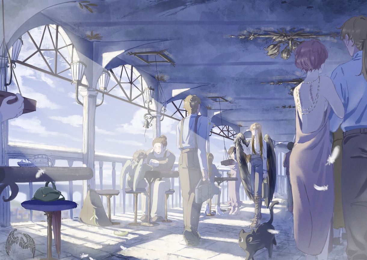 世界観重視の一枚絵を制作します お客様の世界観に合わせた一枚絵を一律15000で承ります イメージ1