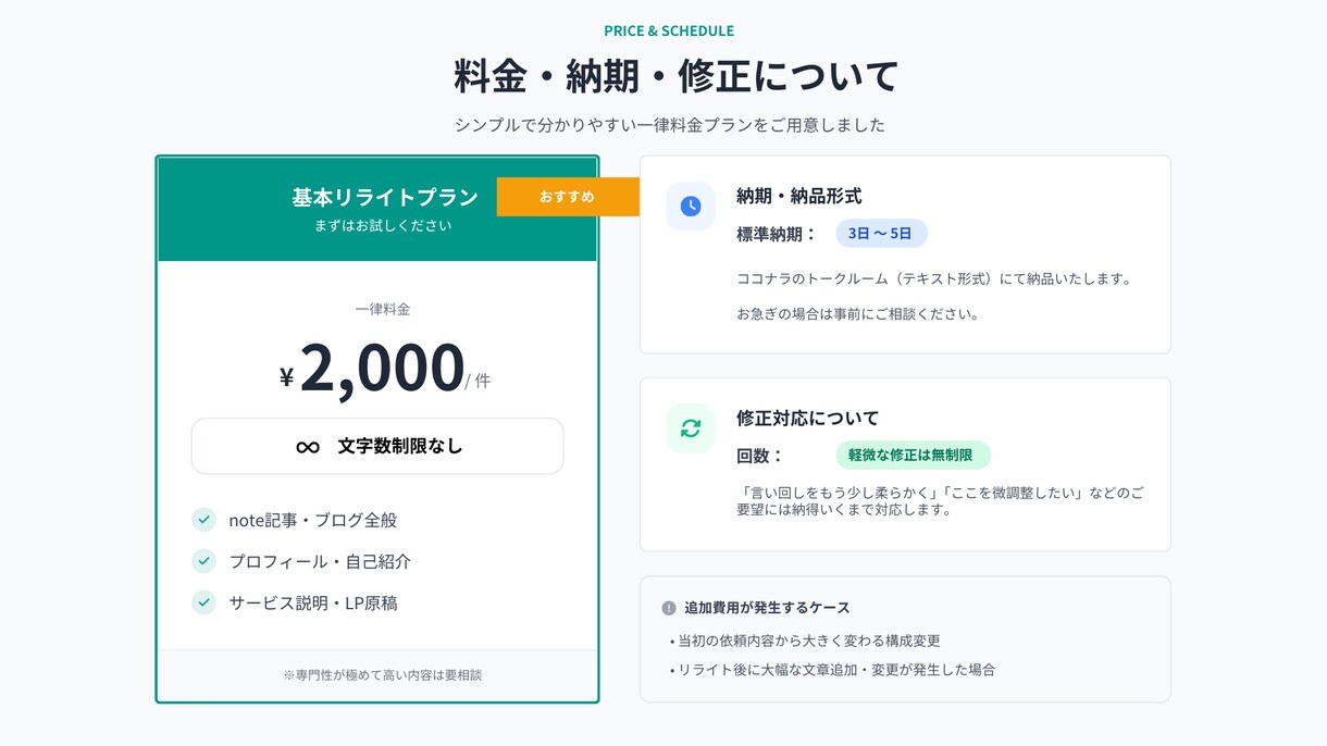 伝わる文章に丁寧にリライトします 伝わらない文章を“読む人に届く形”へ整えます。 イメージ7