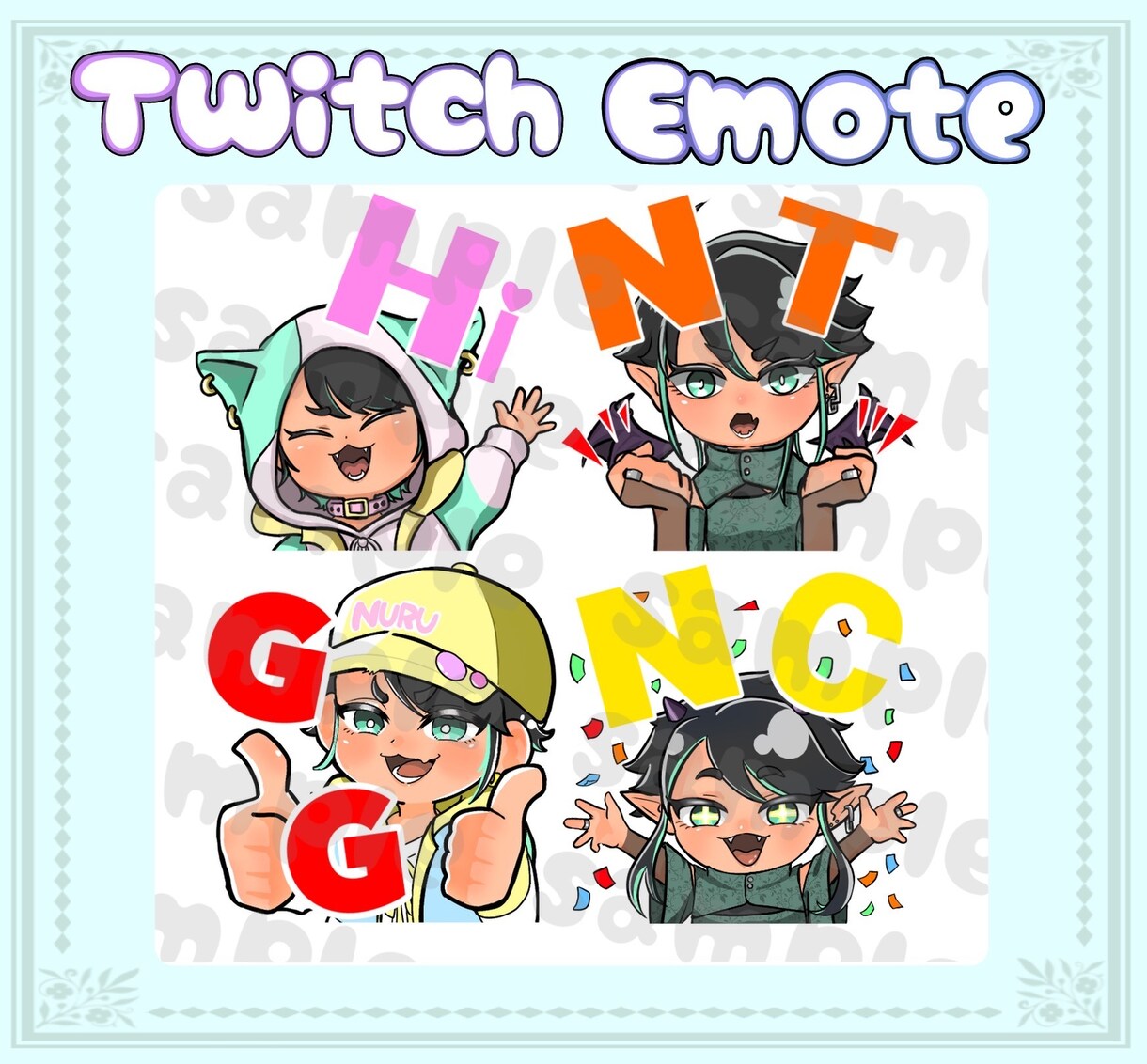 Twitchスタンプ作成いたします 1枚からお気軽にご相談ください！ イメージ3