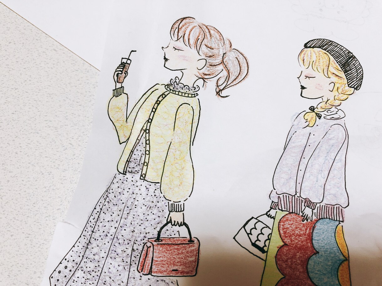 可愛いペン画をお届けします どんな要望にもペン画という形でお答えします☺️ イメージ3