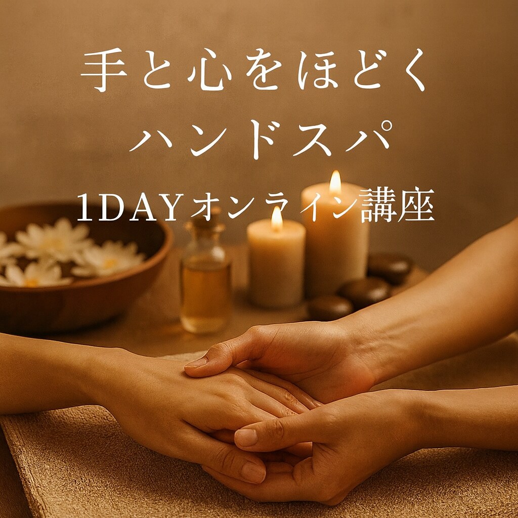 翌日からメニューに追加できるハンドケア講習をします ネイルサロンさま向けハンドケア講習 イメージ1