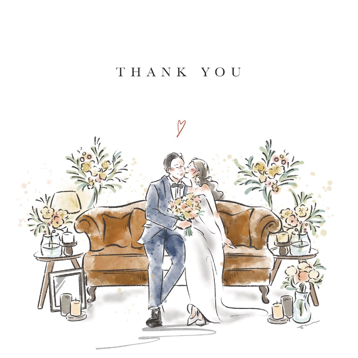 商用可◎水彩タッチのニュアンスイラストを描きます ふんわりお洒落イラスト＊SNSや広告の挿絵・プレゼントに イメージ4