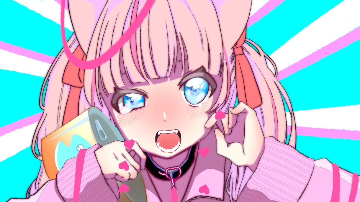 貴方のサムネイル作成いたします 数あるサムネから可愛いを魅せる。 イメージ1
