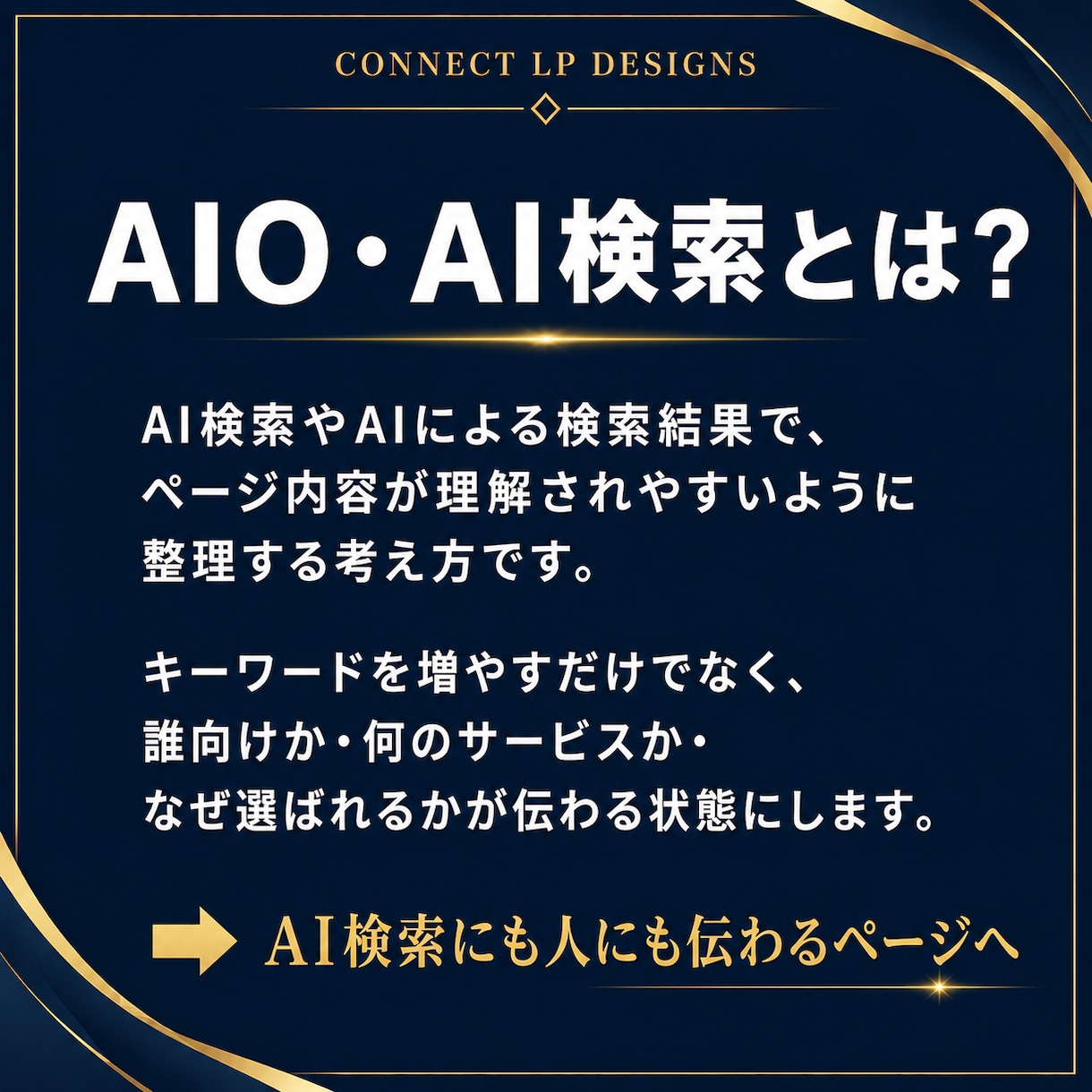 AIO・AI検索に伝わるLP改善レポート作ります LPやココナラをAI検索とSEOに伝わる形へ整理 イメージ5