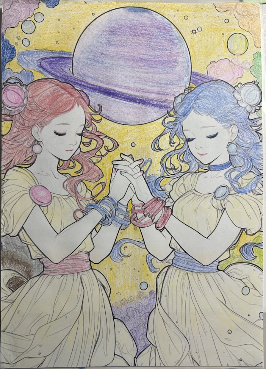 創作代行をいたします 塗り絵、スクラッチアート、ダイヤモンドアート、シールパズル イメージ4