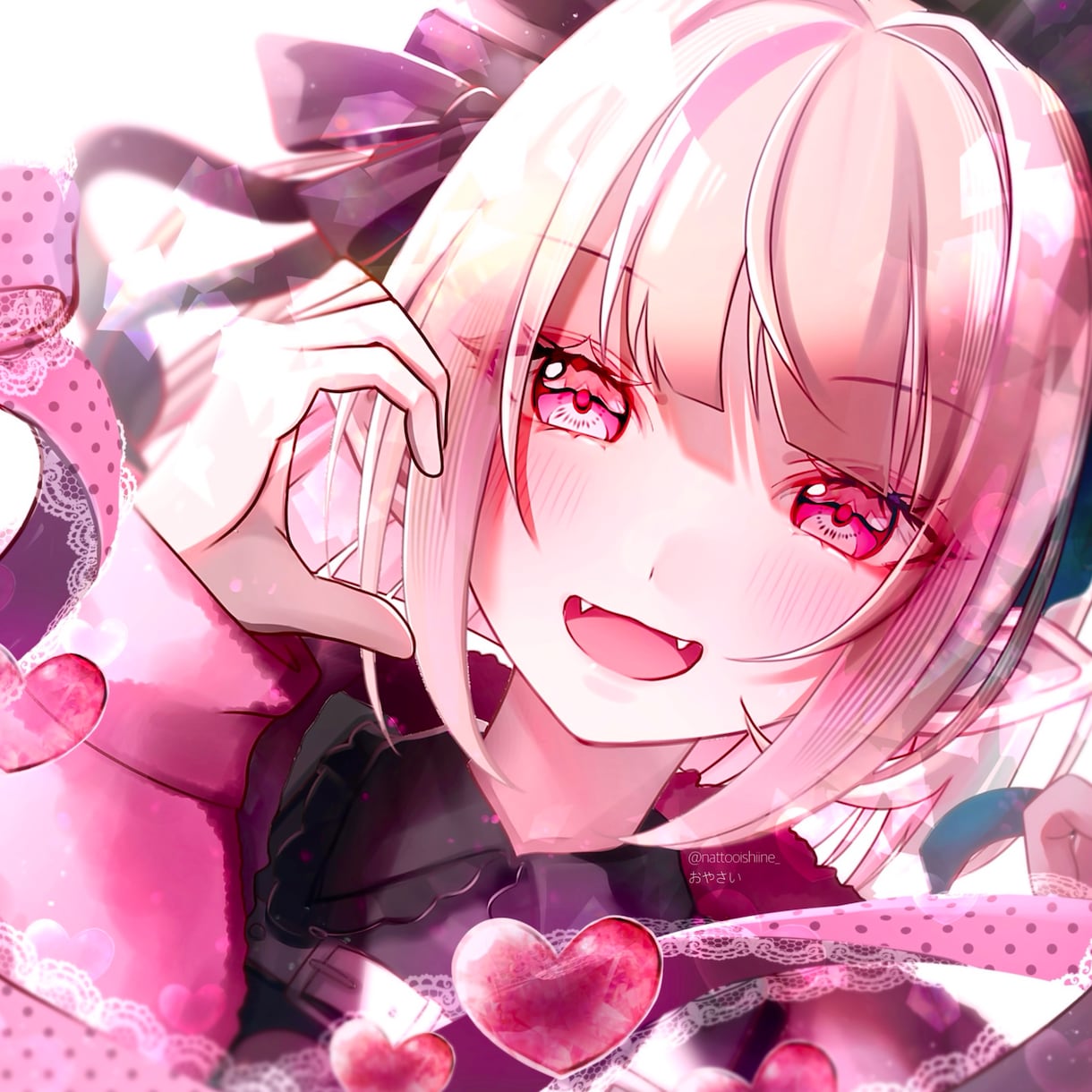 SNS用アイコン、立ち絵、一枚絵描きます 透明感のあるキラキラなイラストが得意です！ イメージ1