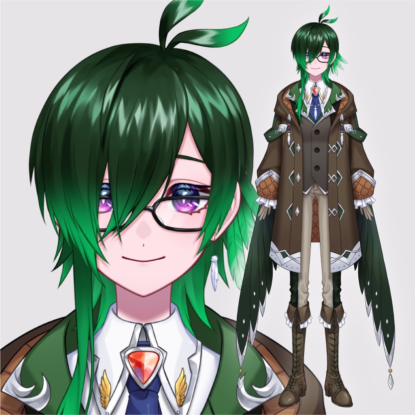 V向け！魅力的なLive2Dモデルを制作いたします キャラデザ〜モデリングまで破綻のないLive2Dモデルを制作 イメージ2