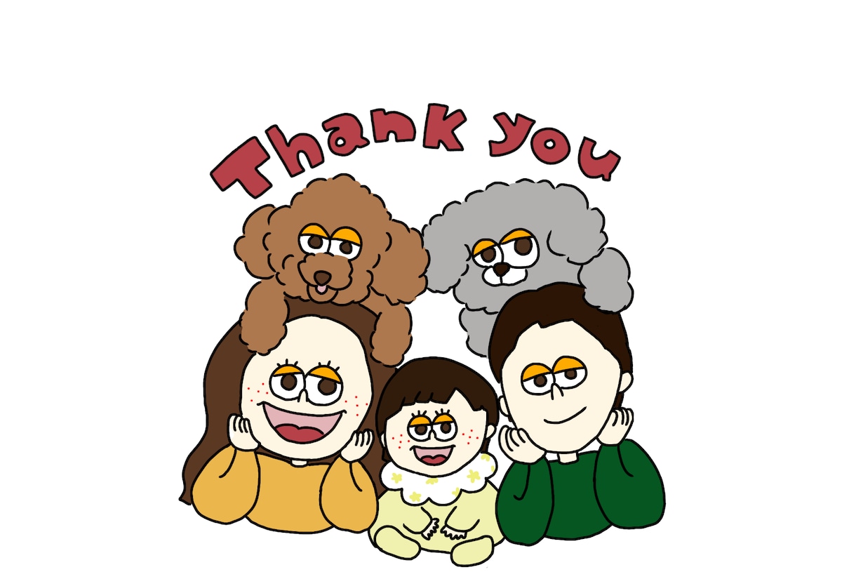 ポップな似顔絵描きます ポップでほんのり似ている似顔絵描きます！ イメージ3