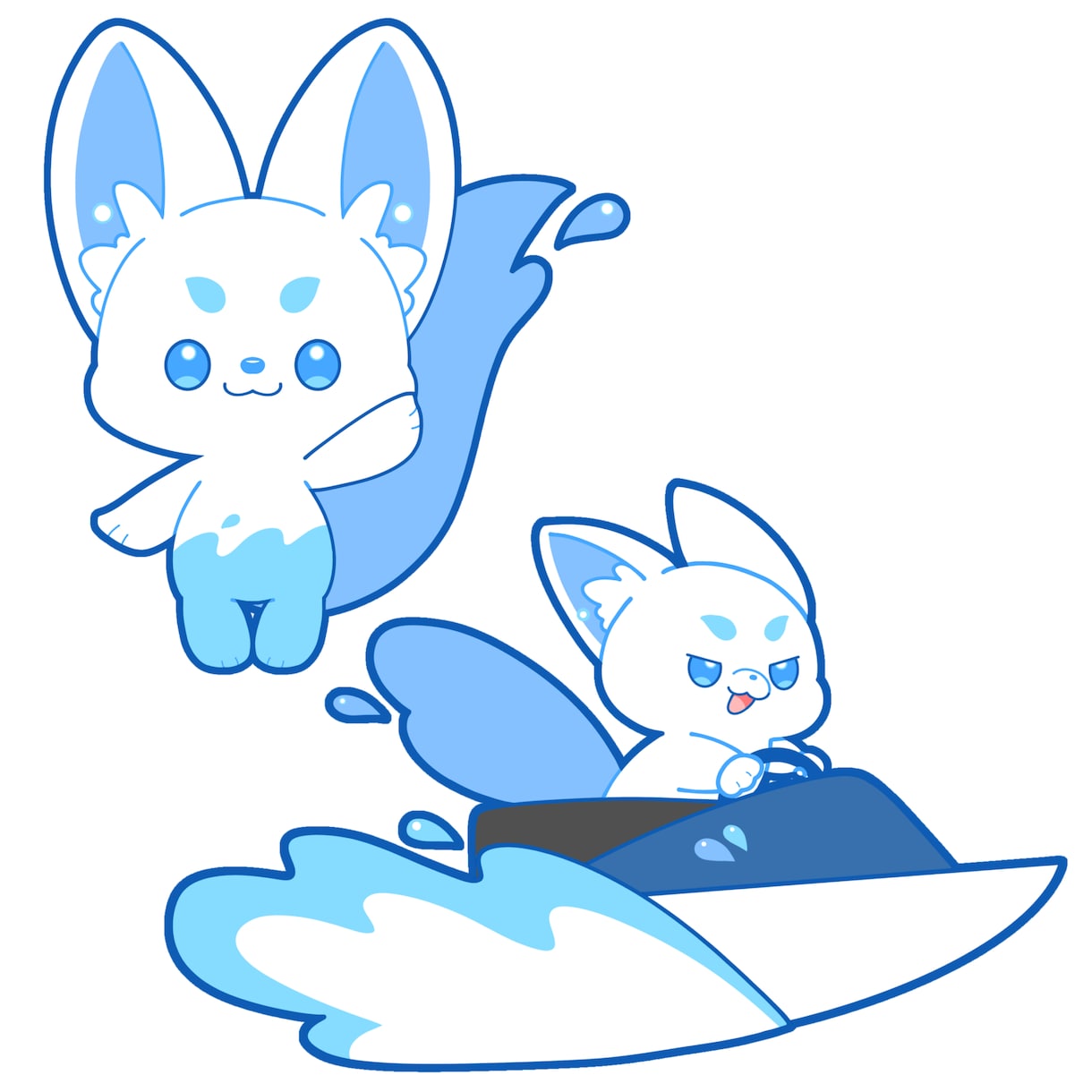 商用OK◎可愛いマスコットキャラクターお描きします 【最短3日納品！】2頭身、まるい、可愛いが得意です！ イメージ5