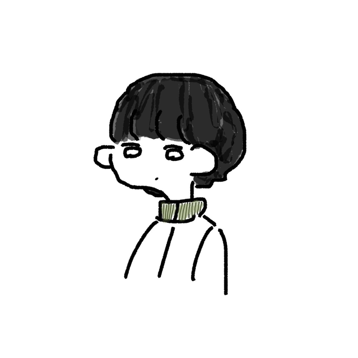 脱力感のある可愛いイラストを描きます SNSのアイコンや投稿に使える脱力感のある絵を描きます イメージ2